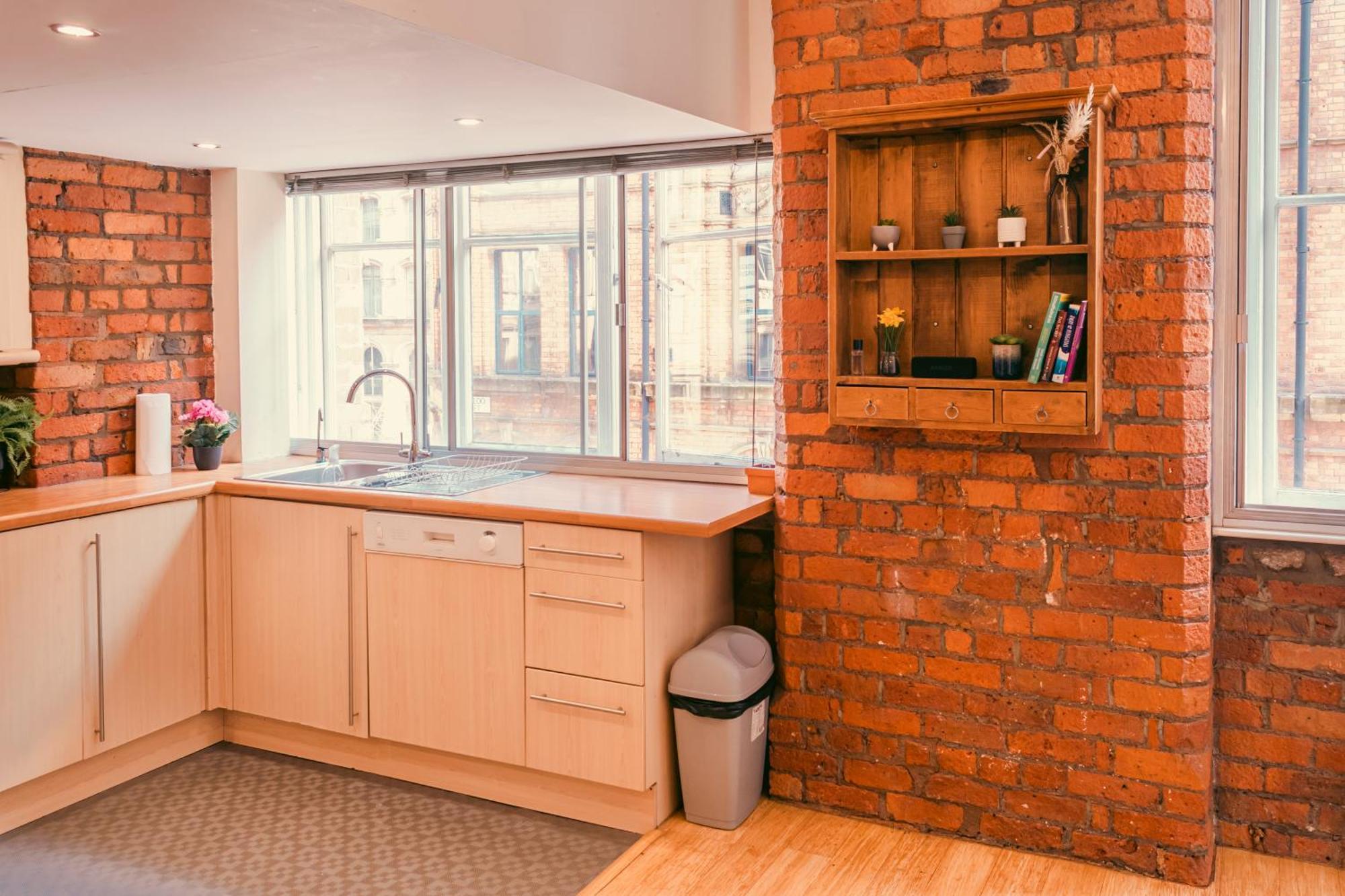 Chic Georgian Flat In Central Manchester Bagian luar foto