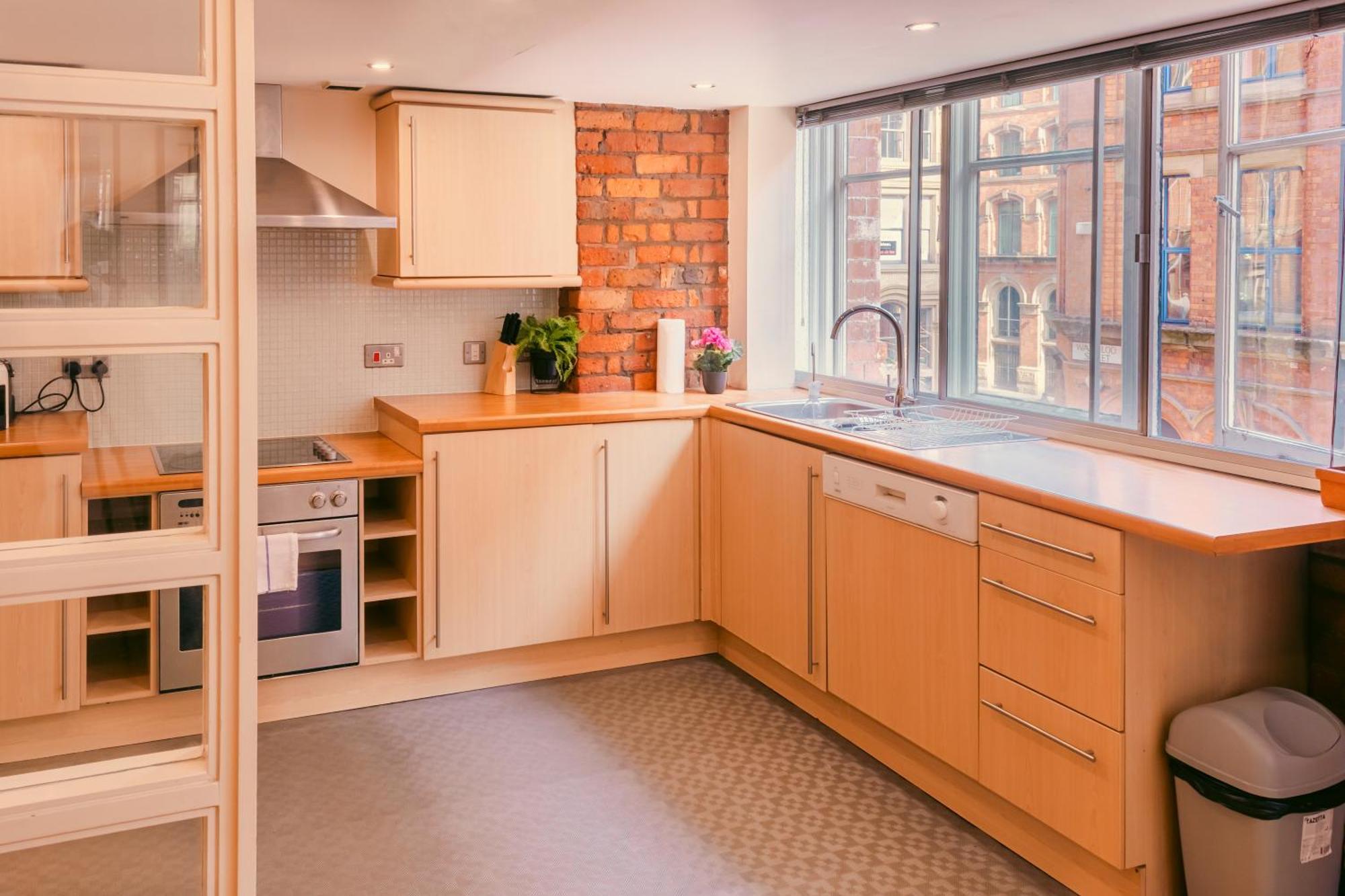 Chic Georgian Flat In Central Manchester Bagian luar foto
